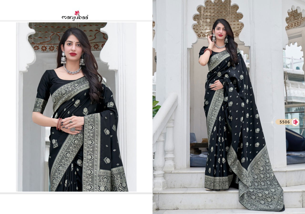 Majubaaa Maaisha Festive Wear Banarasi Silk Designer Fancy Saree Collection
